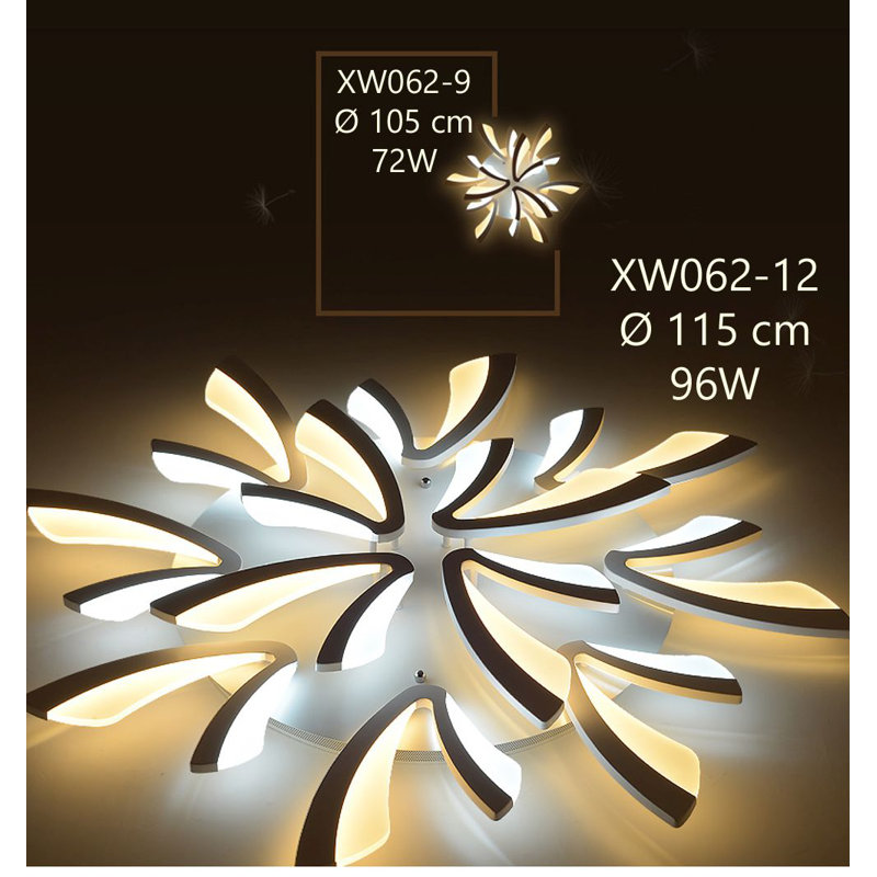 Acierno Acrylic LED Flush Mount