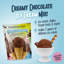 Mélange à démarrage pour crème glacée au chocolat maison de qualité supérieure de 2 pintes Nostalgia (paquet de 8) -124570977