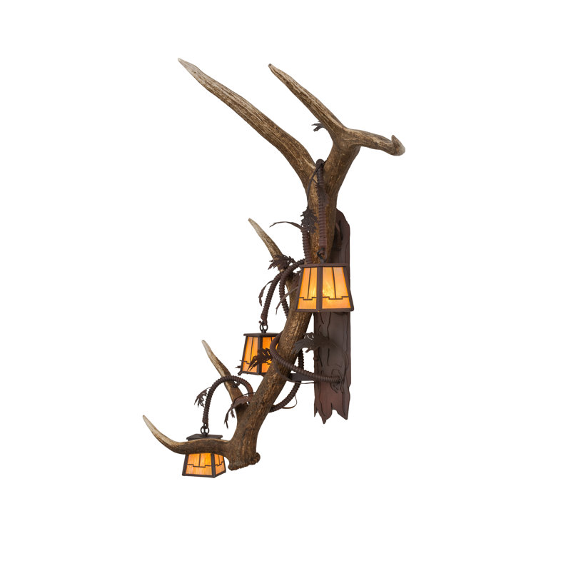 Wrought Iron Flush Mounted Sconce