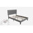Aldora 2 Pack Gray Twin Upholstered Platform Bed Frame with Tufted Adjustable Headboard,Noise-Free Twin Size Bed with 8 Inch Under-Bed Storage-1513158492