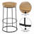 Mccree Upholstered Counter Stool with Metal Frame-2066914123