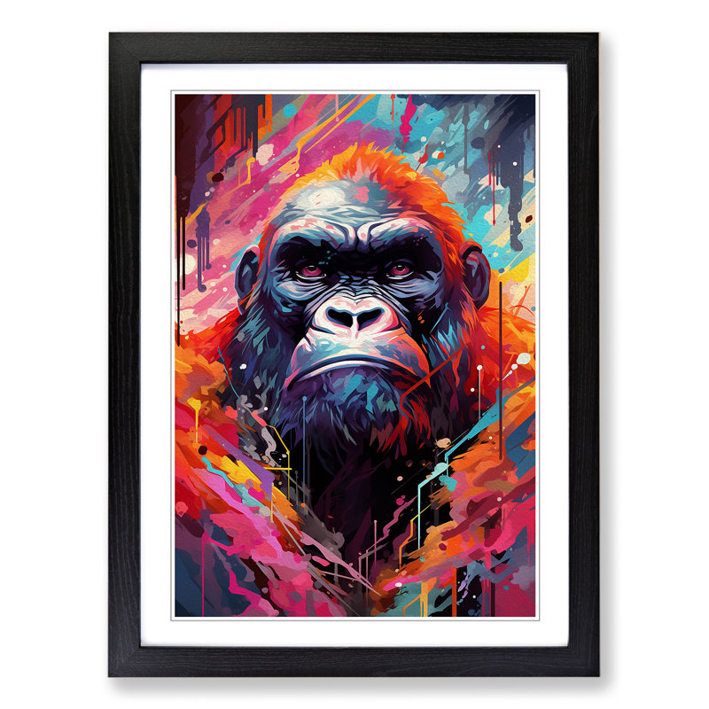 Gorilla Futurism No.2 - Framed Print