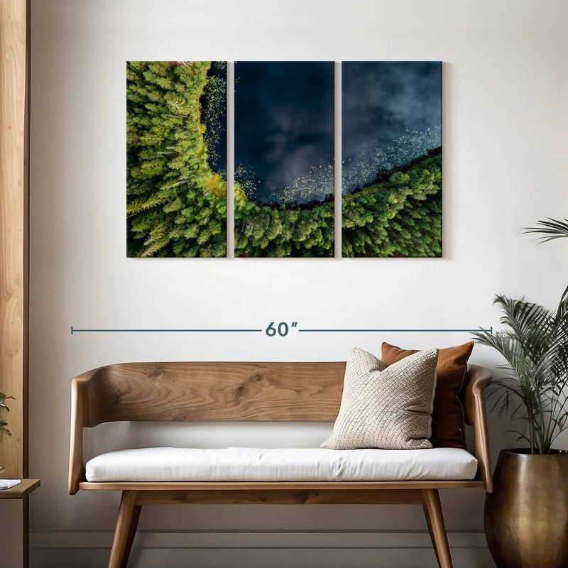 Nuuksio Lake And Trees, 28" H x 45" W