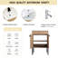 Ensemble de meuble-lavabo simple 24,04 po avec plateau en céramique Keyvan-127459393-97807324