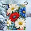 Pavillon de jardin Patriotic Daisy Bouquet