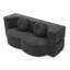 Canapé-lit 2 en 1 avec coussin, canapé-lit simple, canapé-lit pour plancher et futon, canapé-lit pliant en mousse pour le salon, les invités, le bureau, un appartement, aucun assemblage requis-1406566618