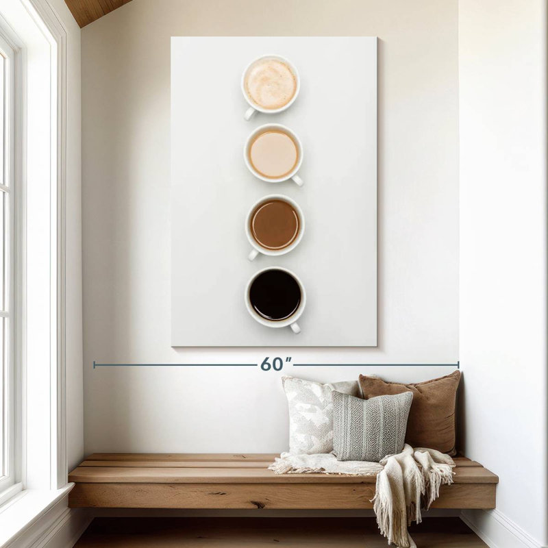 Yarlin Ombre Coffee Drinks, 51" H x 34" W