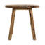 Table de salle à manger en bois massif 32 X 30 po, ambiance décontractée ronde maison 32 X 30 po, style champêtre français
