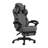 RESPAWN 110 Pro Gaming Chair - Gaming Chair with Footrest, Reclining Gaming Chair, Video Gaming Computer Desk Chair, Adjustable Desk Chair, Gaming Chairs For Adults With Headrest Pillow - Grey Fabric