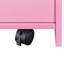 2 tiroirs et 1 armoire de rangement rose