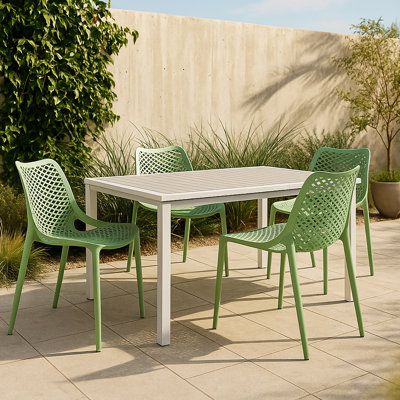Rachita Premium All-Weather Wicker Outdoor Dining Side Chair