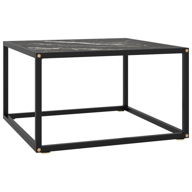 Ebern Designs Frame Single Coffee Table, 13.8" H x 23.6" L x 23.6" W, Black