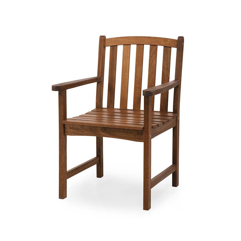 Lancaster 4 - Person Wood Patio Dining Set with Round Table