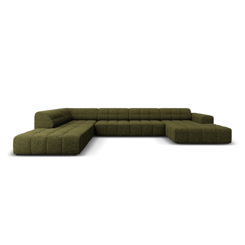 Chicago Modular Corner Sofa, Left Hand Facing, Green