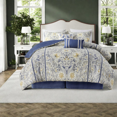 Ensembles de literie pour grand lit en coton de qualité supérieure, style ferme botanique pour la maison