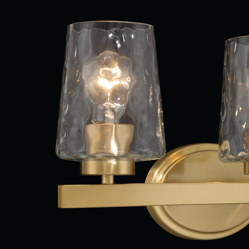 Luminaire de salle de bain 3 lumières à intensité variable en acier