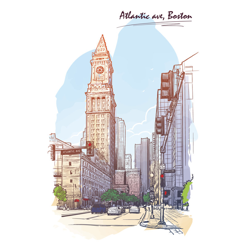 Holger Custom House Tower by Anton Tokarev - Wrapped Canvas Print, 46cm H x 30cm W x 3.8cm D