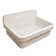 Fireclay 30" x 22" Drop-in Sink with 2 Faucet Holes on Backsplash