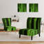 Fauteuil de chambre rembourré Green Bamboo Forest