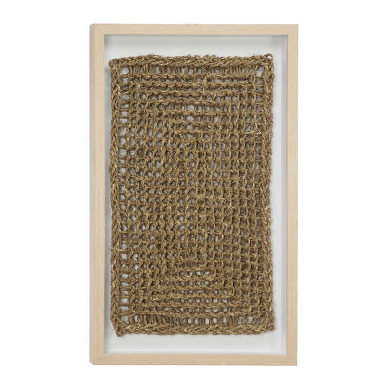 Décoration murale abstraite rectangulaire, H 30 po x l 18 po x P 2 po