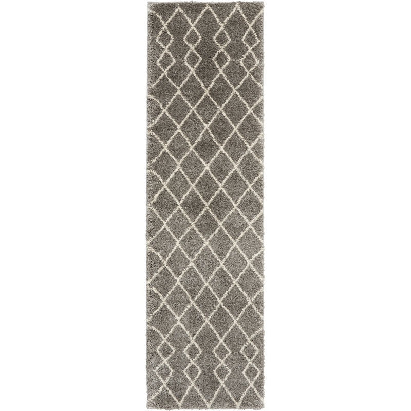 Bybel Geometric Indoor Rug, Runner 2'2" x 7'6"