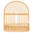 Almeeta Solid Wood Wall Organizer with Wall Baskets