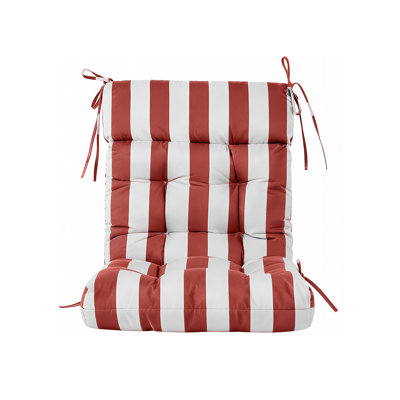 Outdoor Adirondack Chair Cushion, 44"L X 21"W X 4"H, Water Repellent UV Protective Fade-Resistant Cushions With Straps, 100% Polyester Tufted Wicker High Back Seat Pads For Patio, Deck, Poolside, Garden,Floral