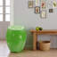 Tabouret lime 14,17 po, table d'appoint en forme de fruit en résine de 12,60 po de largeur, support à plante multifonctionnel et table de bout pour la décoration de la maison et du jardin