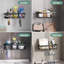 Ensemble de 5 tablettes de douche murales antirouille et imperméables-792211775
