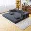 Canapé-lit modulaire convertible 2-en-1 avec matelas en mousse à mémoire de forme - aucun assemblage requis, canapé-lit peu encombrant pour salon, chambre à coucher, studio-B6006-DG-1099533354-1099533364