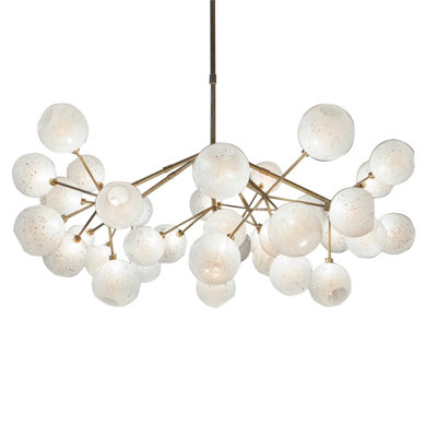 Lustre en cristal de neige