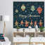 Merry Christmas Dancing Elf Children and Snow Flakes - impression d'art graphique-35119919-35119921