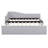 Twin Size Upholstered L-Shaped Upholstered Daybed with Pop Up Trundle-2035765190