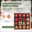vidaXL Christmas Bauble Plastic-1283166222