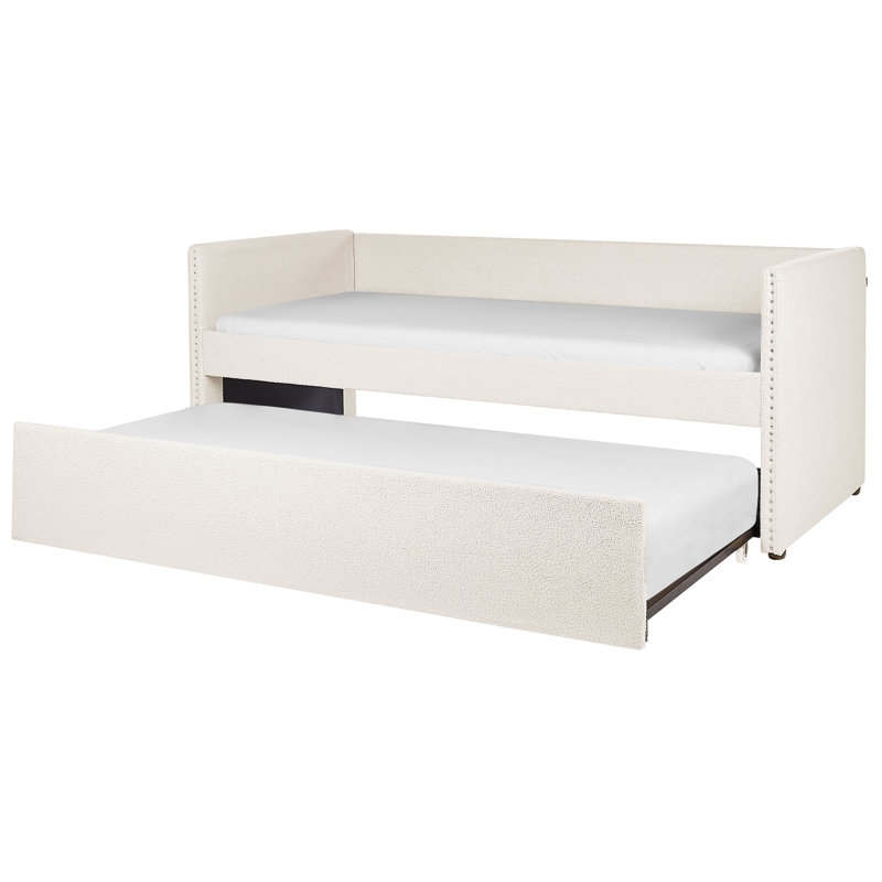 Ambroisine Upholstered Storage Bed, Beige