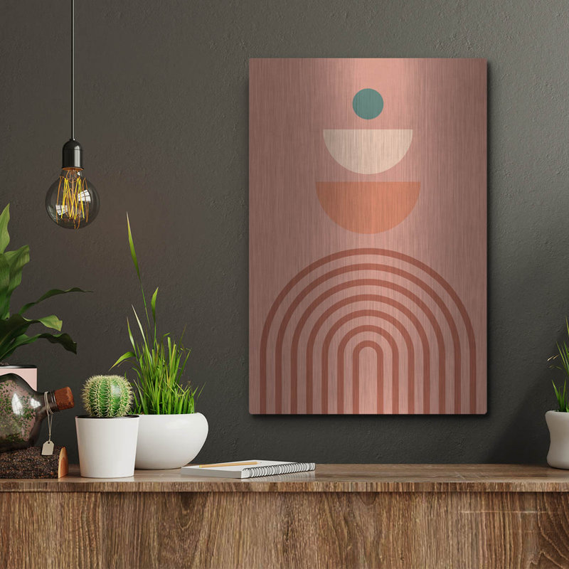 «George Boho» par George Williams, art mural en métal George George, H 16 po x l 12 po