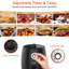 Carmeron Small Air Fryer, 2QT With Adjustable Temperature Control, Air Fryer Paper Liner