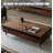 Black walnut all-solid wood coffee table-110917013