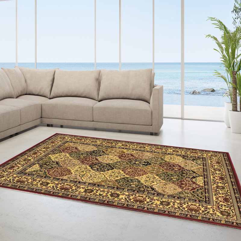 Lozoya Oriental Indoor Rug, Square 8'