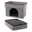 Lit pliant rectangulaire à 2 niveaux pour chat Jazouli-1432507207