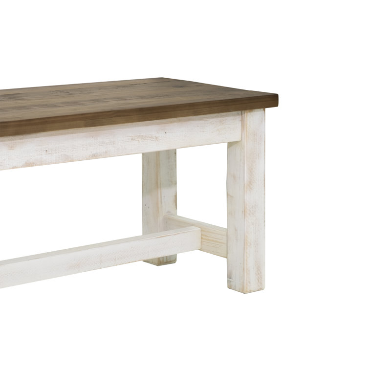 Banc en bois massif Laneta