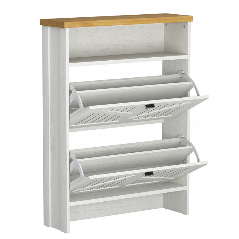 Armoire à chaussures multi-fonctionnelle minimaliste moderne à quatre couches