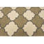 Tapis beige en laine touffeté à la main Trellis