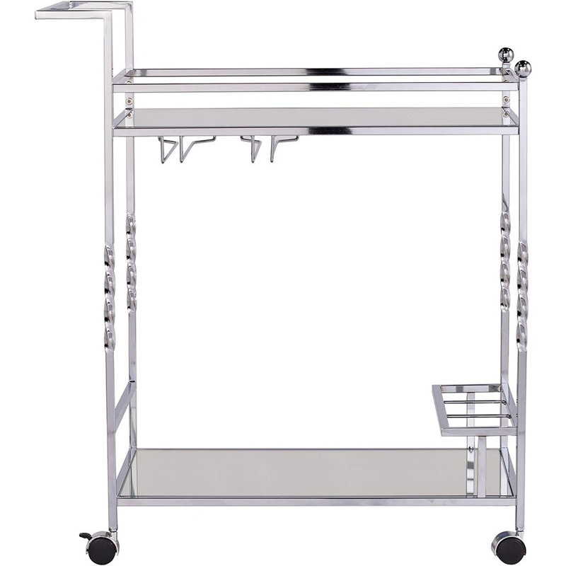 Chariot-bar Furniture Ivers, argent