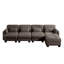 Canapé modulaire modulaire à 4 places avec capitonnage Channel-1673806459