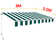 Dakota Fields 300cm W x 250cm D Fabric Cover Retractable Patio Awning