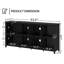 76cm H x 160cm W Metal Cube Bookcase-303344791