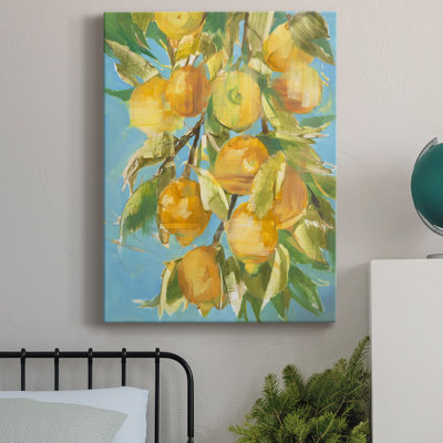 LOvely citron - Reproduction sur toile tendue