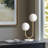 Avinash Metal 2-Light Globe Table Lamp