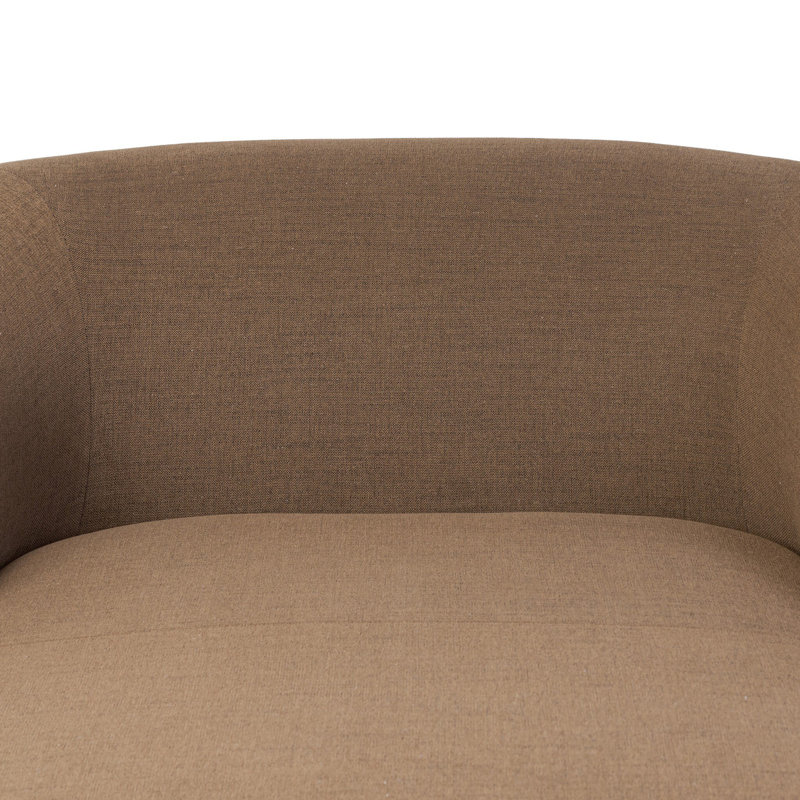 Channing Chaise Lounge, Crypton Nomad Mushroom 92% Polyester/8% Flax